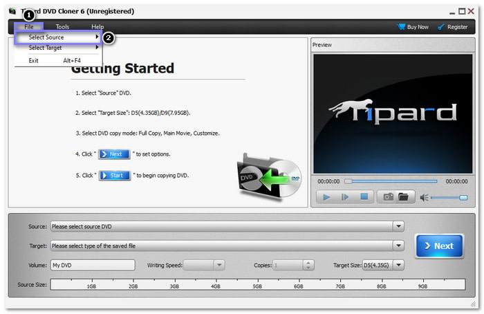 Import The Source DVD