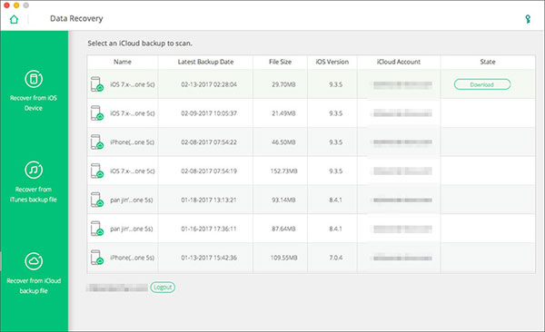iSkysoft iPhone Data Recovery