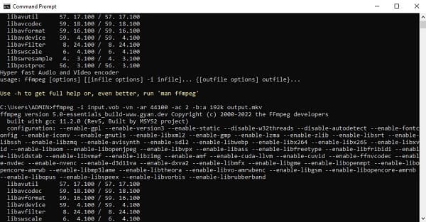 FFMPEG Convert